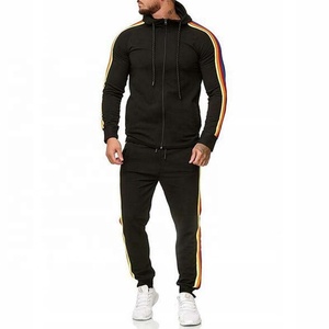 Ensemble de survêtement deux pièces pour homme, grande taille, sport, fitness, jogging, survêtement, survêtement, logo personnalisé, designs en gros - Product Image 5