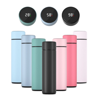 Bouteille d'eau intelligente isotherme en acier inoxydable personnalisable avec couvercle et affichage LED pour l'entraînement – Offre Spéciale
