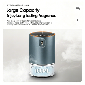เครื่องกระจายกลิ่นหอมอัจฉริยะแบบพกพา หน้าจอ HD ขนาด 100 มล. รองรับการใช้งานสองโหมด สำหรับรถยนต์และในบ้าน ขายส่งจากโรงงาน - Product Image 3