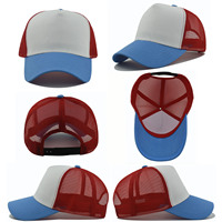 Casquette de baseball pour femme, bicolore, broderie personnalisée, style trucker