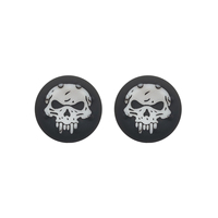 Coque de protection anti-rayures en silicone souple gravée au laser avec 2 capuchons de joystick pour une meilleure adhérence pour PS5 DualSense