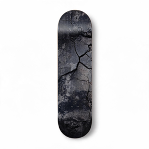 Planche de skateboard 7 plis en érable canadien, texture craquelée, graphisme Dark Stealth, fabricant professionnel de planches de skateboard, vente en gros - Product Image 4