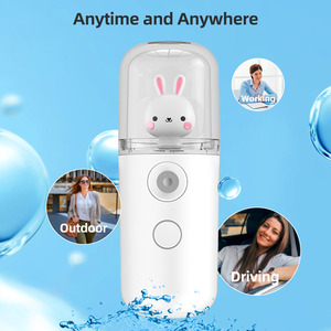 Mini pulverizador <span class=keywords><strong>de</strong></span> 30ml, botella con carga USB, agua, <span class=keywords><strong>leche</strong></span>, alcohol, cara, nano - Product Image 2