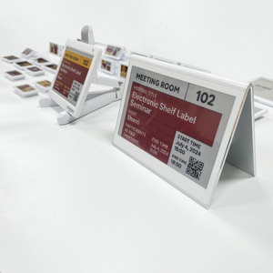 Original Manufacturer E-Paper Ble E-Ink Double <b>Sided</b> Screen Conference Epd <b>Table</b> Card Clearer Visual Display For Eas Systems - Product Image 1