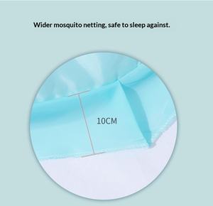 Zanzariera per <span class=keywords><strong>Lettino</strong></span> Neonato, Tenda a <span class=keywords><strong>Baldacchino</strong></span> per Bambini, Copertura Zanzariera Traspirante Pieghevole per Culla Senza Fondo per Neonati - Product Image 5