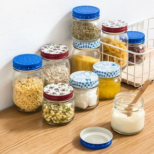 Clear <strong>Regular</strong> Mouth <strong>Mason</strong> <strong>Jar</strong> Airtight Screw Cap Wide Mouth Canning Glass <strong>Jars</strong> <strong>for</strong> Sugar <strong>Sizes</strong> 150ml 250ml 300ml 500ml 1000ml - Product Image 1