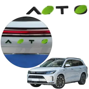 Accesorios de coche ABS decoración Exterior letra trasera emblema marco pegatina para SERES M7 2024