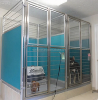 Meilleures ventes : Niche pour chien robuste et respirante en acier inoxydable, pour usage intérieur, avec porte sécurisée, idéale pour animaleries, direct usine