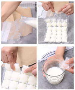 Sacchetti di Plastica LDPE Trasparenti Monouso per Cubetti di Ghiaccio con Chiusura Autoadesiva per Alimenti, Prezzo all'Ingrosso Conveniente - Product Image 6