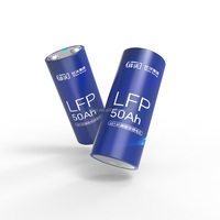 Sel Silinder LiFePO4 Ultra-Aman 60145-50Ah 3.2V 160Wh Resistansi Internal Rendah ≤0.8mΩ Baterai -20 ℃ ~50 ℃   Suhu Lebar