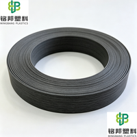 Bande de chant PVC écologique à livraison rapide, motifs grain de bois personnalisés, bande de chant PVC résistante à l'usure pour meubles et armoires commerciaux