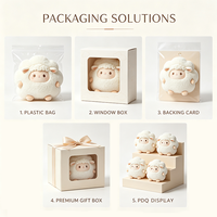 Coussin en peluche mouton nuageux avec tissu en peluche courte, coussin mouton kawaii pour la décoration de chambre