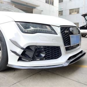 Separador de Parachoques Delantero <span class=keywords><strong>RS7</strong></span> NEGRO, Difusor de Labio Delantero, ABS de Alta Calidad para <span class=keywords><strong>Audi</strong></span> A7 2009-2018 - Product Image 3