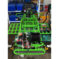Kit moteur de karting, kit de conversion de karting électrique DIY, kit moteur et essieu arrière 1kW-15KW, vitesse maximale 100 mph
