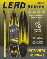 ITAOSTAR L01A Planche à pagaie gonflable 12'x35"x6" EVA/PVC/PE/Composite Portable Système à 5 ailerons pour lacs et rivières