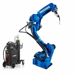 6 eixo robô braço Yaskawa AR1440 para soldagem 12kg carga 1440mm alcance rápido e preciso arco soldagem robô com soldador MIG