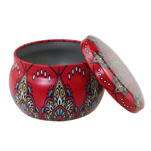 Düşük MOQ toptan mum teneke kutu 4.4 oz 2.2 oz kokulu mum, yuvarlak teneke soya balmumu Metal teneke mum konteyner - Product Image 3