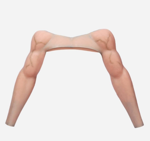 Coussinets de couverture musculaire réaliste en silicone souple pour hommes, pour les épaules et les bras, accessoires de cosplay, couvre-peau, cache-cicatrices, pour costumes et déguisements - Product Image 1