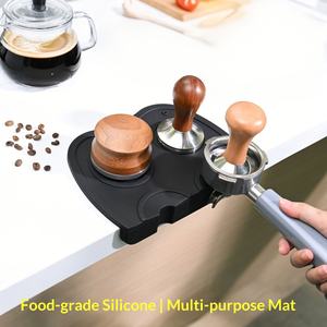 Al por mayor: Alfombrilla de silicona para tamper de café espresso, soporte antideslizante para prensado, almohadilla de esquina, herramientas de barista - Product Image 5