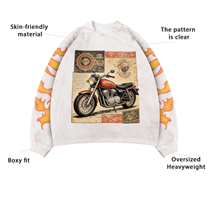 男士短袖 100% 棉 T 恤 300 克 纯色 高街环保速干丝网印花刺绣 MSYO 品牌 - Product Image 2