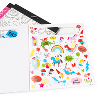 Doppelseitiges, Wiederverwendbares und Personalisierbares Deko-Stickerbuch zum Sammeln von Stickern, Süßes Notizbuch mit Leeren Trennpapieren