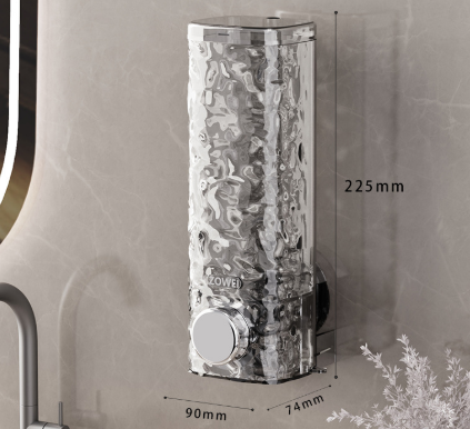 Modèle gris transparent effet vague d'eau