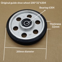 Roue de guidage à rouleaux pour ascenseur à grande vitesse ThyssenToshibaOtis 200*32*6304 Importée d'origine