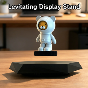Magnetic Levitating Display 360° Rotate Floating Display Stand For <b>Mini</b> Figurine Collectible Toy Ornament Home <b>Desk</b> Decor - Product Image 1