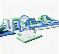 Structure gonflable FUN BOUNCE en PVC Oxford pour parc aquatique, jeux aquatiques personnalisés pour lac