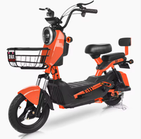 Vélo électrique pliable à grande vitesse pour la ville, moteur sans balais 500W, batterie au plomb-acide 48V, longue autonomie, 3 vitesses, vélo électrique