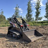 Pengiriman Gratis Cartiwell CW-480X Mini Skid Steer Loader Mesin Diesel Mini Loader Traktor Skid Steer Dengan Lampiran