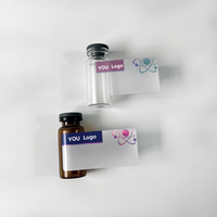 Étiquettes personnalisées de haute qualité pour bouteilles, étiquettes holographiques laser imperméables, autocollants d'emballage pour flacons et ampoules