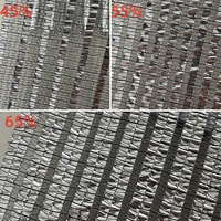 Écran en feuille d'aluminium réfléchissant argenté 95% ombrage serre thermique ombre tissu filet pare-soleil voile auvent