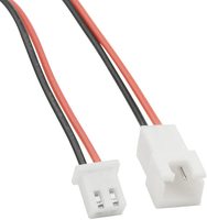 Set Konektor JST XH 2.54 2-Pin dengan Konektor Jantan dan Betina Konduktor Tembaga 16-24AWG