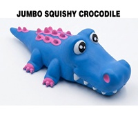 KK 35CM Nouveau Jouet Squishy Géant en Pâte, Extra Large et Doux, Style Crocodile, à Remontée Lente, Anti-stress
