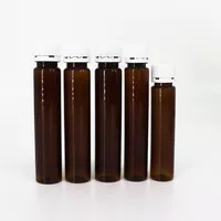 Plastic Farmaceutische Buisvormige Orale Vloeibare Fles Met Tamper Proof Cap Pet Amber Vloeibare Tubular Flacon Fles Voor Orale Vloeibare