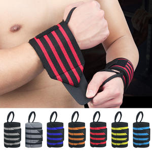 Attelle de poignet en nylon personnalisée avec fermeture à boucle en velcro, protection anti-<span class=keywords><strong>entorse</strong></span>, bande de compression pour le basketball, la remise en forme et l'haltérophilie - Product Image 1