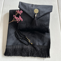 Tapis de prière musulman Tapis de prière islamique Cadeaux parfaits pour le ramadan Tapis de prière turc antidérapant Je peux ajouter votre logo