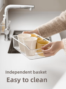 LANZYLO ODM Plastic PET+ABS Kitchen Multifunctional 3-Tier Storage <strong>Rack</strong> <strong>Spice</strong> Shelf <strong>Countertop</strong> Sink Space-saving Cup <strong>Rack</strong> - Product Image 4