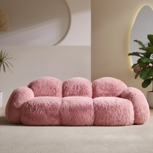 Comodo divano in tessuto peluche per <span class=keywords><strong>soggiorno</strong></span>, cuscino del divano, mobili per la stanza - Product Image 1