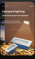 Lumière d'escalier en aluminium LED, applique murale encastrée, indice de protection IP62, 3W/5W, lumière électrique résidentielle pour extérieur, chemin de jardin