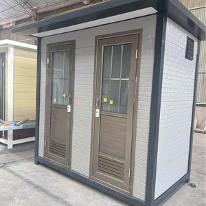 Hiện đại ngoài trời nhà vệ sinh công cộng Kết Cấu Thép phòng tắm di động đa chức năng thiết kế 15 năm tuổi thọ tùy chỉnh - Product Image 3