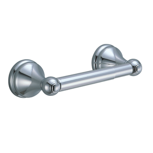 Porte-rouleau de papier toilette sans couvercle, base en alliage de zinc, rouleau en PP chromé, accessoires de salle de bain à fixer au mur - Product Image 3