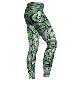 ODM Sublimation Breathable Workout Leggings Women High Waist Soft Stretchy Quick Dry Fitness Yoga <b>Pants</b> - Product Image 2