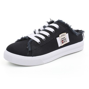 Nouvelles chaussures de course décontractées pour femmes, en toile, blanches, pour étudiantes, confortables, respirantes, antidérapantes, à semelle épaisse et souple - Product Image 6