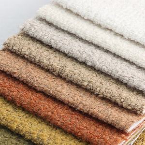 Tessuto Traspirante TengHui Effetto Lana di Agnello Tinto in Filo, Peso Elevato 480gsm, Tessuto Bouclé a Ricciolo per Poltrone di Design - Product Image 2