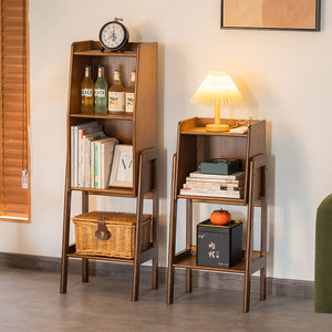 Japanese-Style Multi-Tier Bookshelf 2-Layer Wooden Storage Unit For Living Room Bedroom - Product Image 1