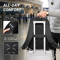Sac à dos de voyage décontracté minimaliste de grande capacité personnalisable/OEM, sac à dos multifonctionnel pour ordinateur portable imperméable pour les trajets quotidiens