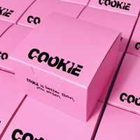 Emballage en carton pliable personnalisé pour aliments cuits au four boulangerie Offre Spéciale emballage pour pâte à biscuits biscuit avec logo