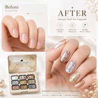 Faible MOQ, Expédition Rapide, Texture Pudding Stable Non-Coulante, Palette Neuf Grilles, Couleurs Macaron, Sans Bulles, Gel Polish Crème Solide Sans Effet Bulle
